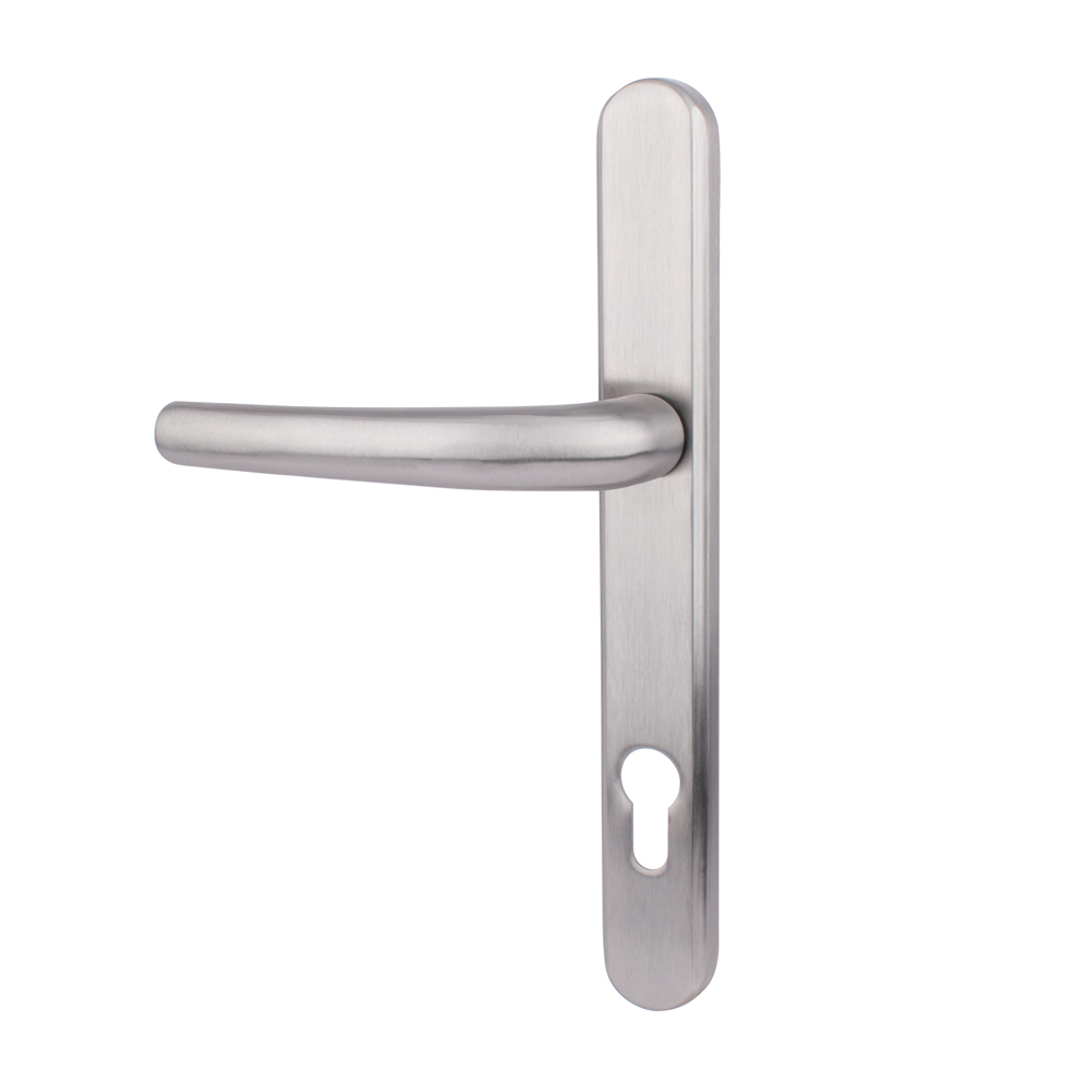 SOX Stainless Steel Long Backplate Door Handle (92mm) - Stainless Steel - (Sold in Pairs)